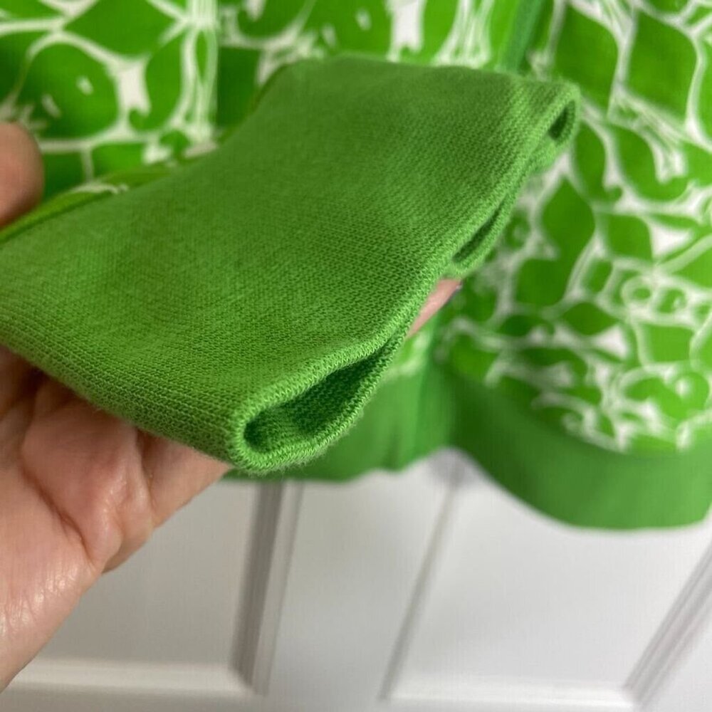 The North Face Green Floral Abstract Zip Up Hoodie Size Medium M - Picture 4 of 7